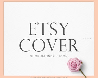 premade etsy cover banner / shop banner / cover banner / new shop banner