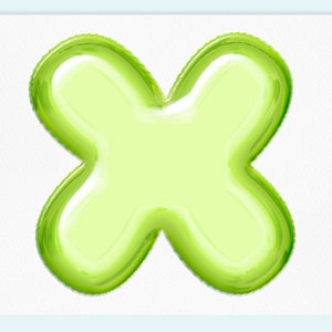 Alphabet Balloons / Green Balloons Letters Numbers / Balloon Font / Digital Font / Alphabet Nursery / Digital Download /