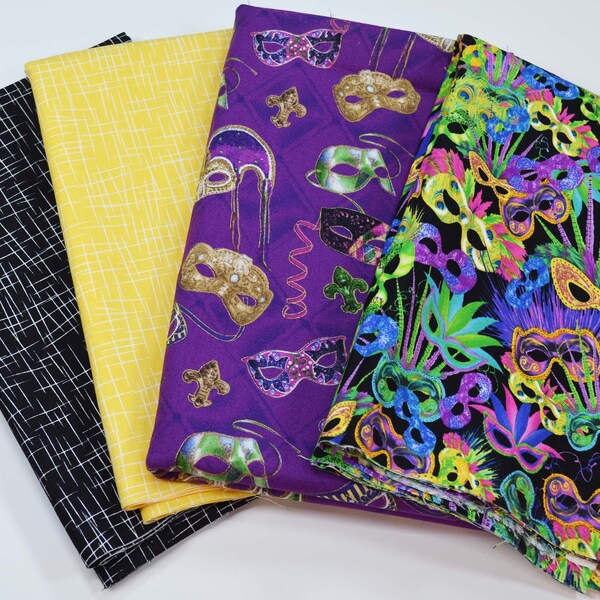 mardi gras mask fabric