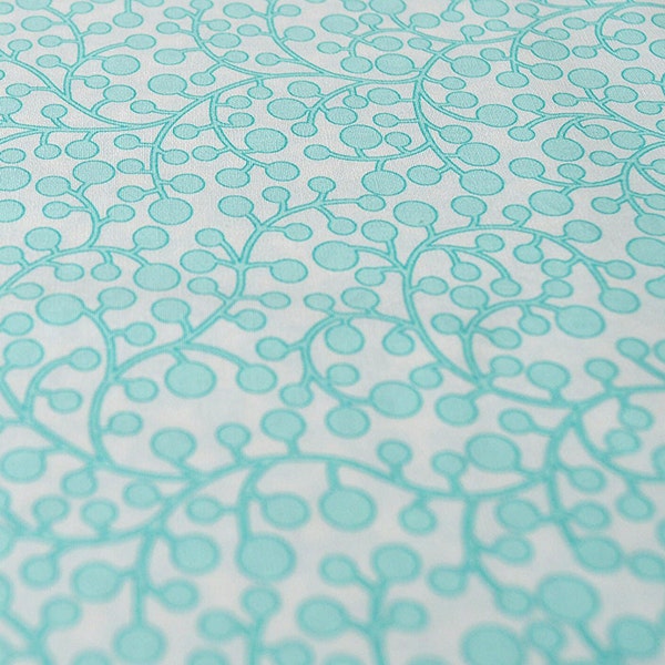 Modern Vines Aqua from Modernology by Art Gallery fabrics quilt fabric by the half yard or yard