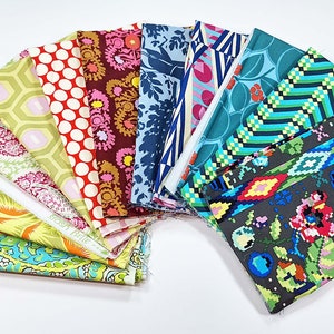 11 Amy Butler FLORAL assorted bundle 11 fat quarters OOP hard to find designer quilt cotton rare