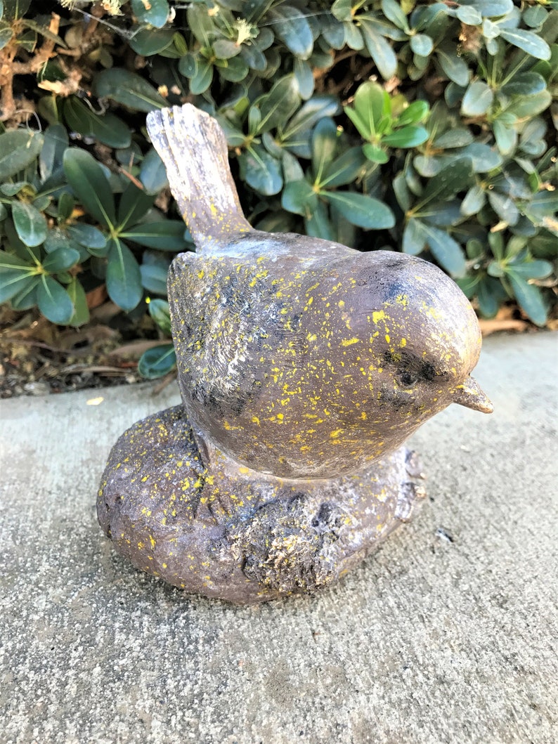 Polyresin Bird Statue Etsy