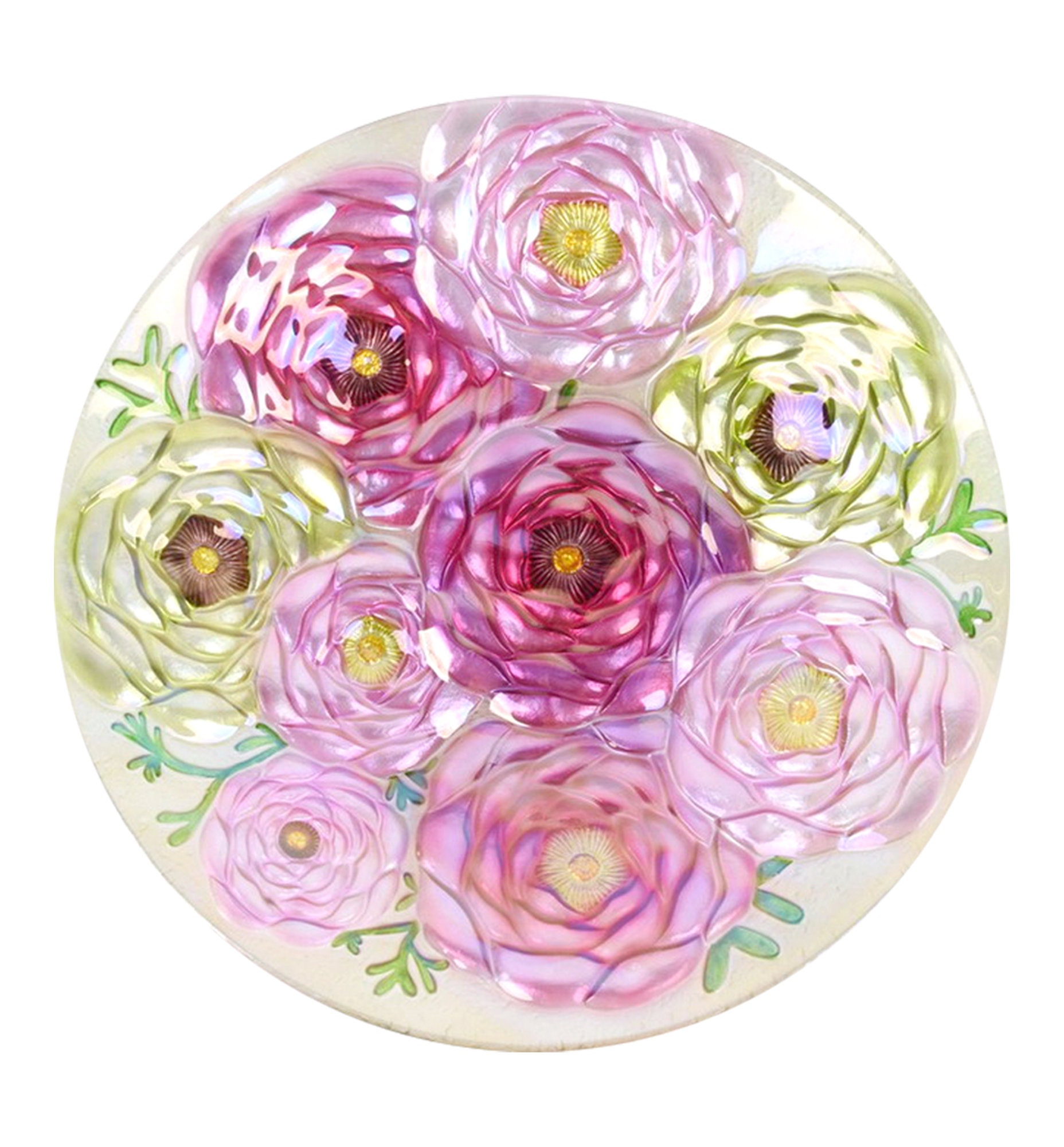 Holographic Glass Plate Etsy