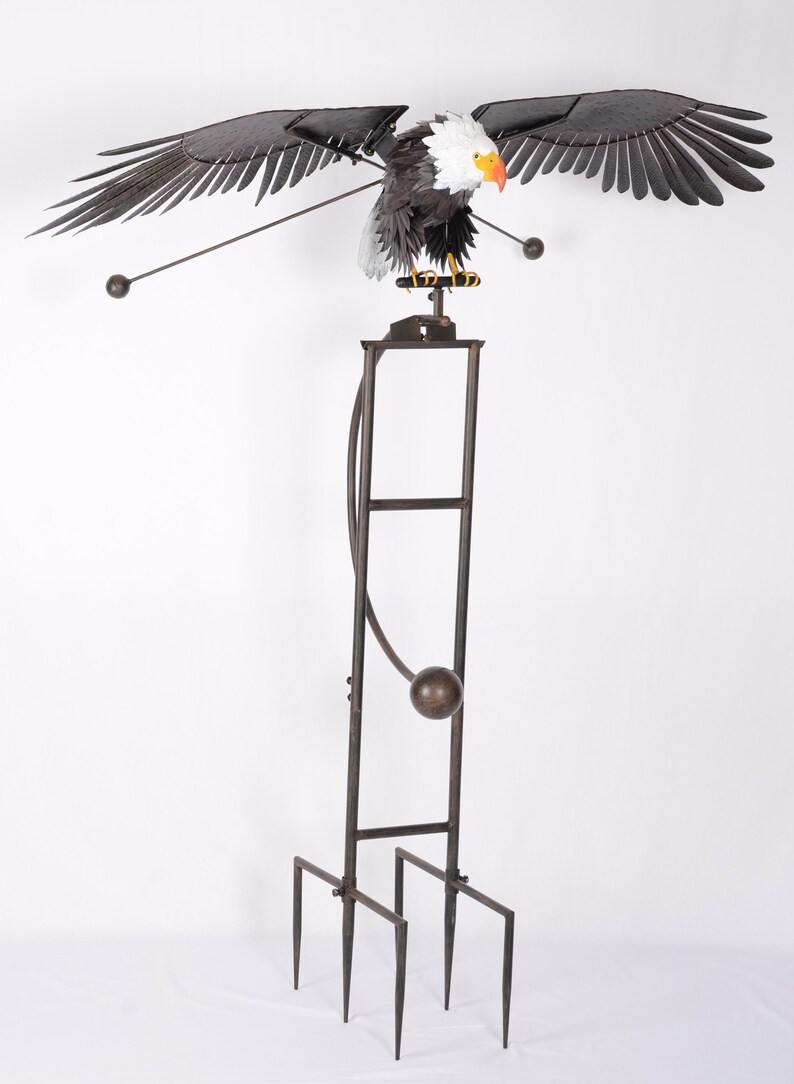 Flying Eagle Garden Stake Etsy