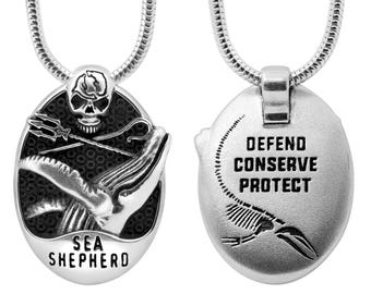 Officiellt Sea Shepherd knölvalshänge - Sea Shepherd halsband, Sea Shepherd smycken som stöder Sea Shepherd Australien