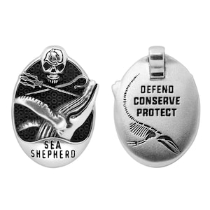Officiële Sea Shepherd-hanger bultrug - Sea Shepherd-ketting, Sea Shepherd-sieraden ondersteunen Sea Shepherd Australië