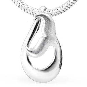 Playful Whale Tail Necklace #002 - Ocean Necklace, Ocean Jewelry, Whale Jewelry, Australian Made, Sterling Silver or Gold
