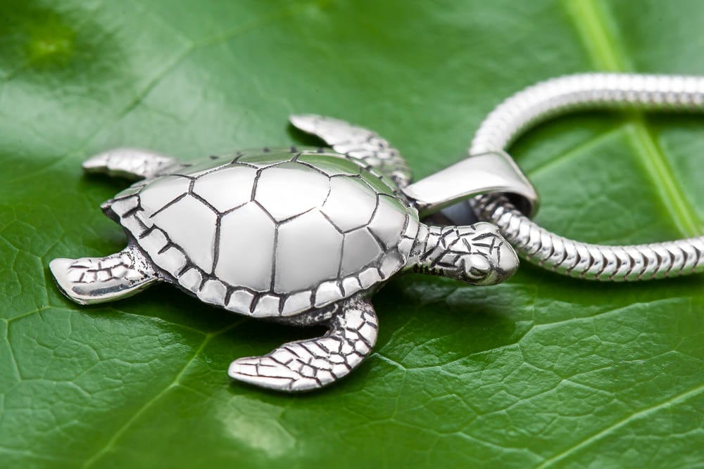 Sea Turtle Necklace 025 Sea Turtle Jewelry Animal Jewelry Etsy