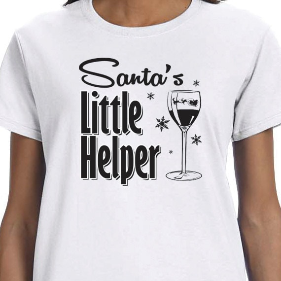 Santa's Little Helper, Christmas T-Shirt, Christmas Present 100% Cotton T-shirt