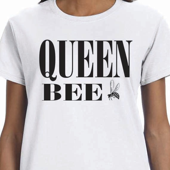 Queen Bee Printed 100% Cotton Gift T-Shirt