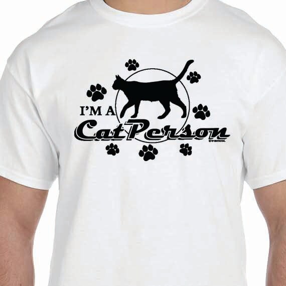 I'm A Cat Person Printed 100% Cotton Gift T-Shirt