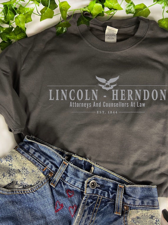 Lincoln - Herndon Attorneys and Counsellors at Law 1844 T-shirt