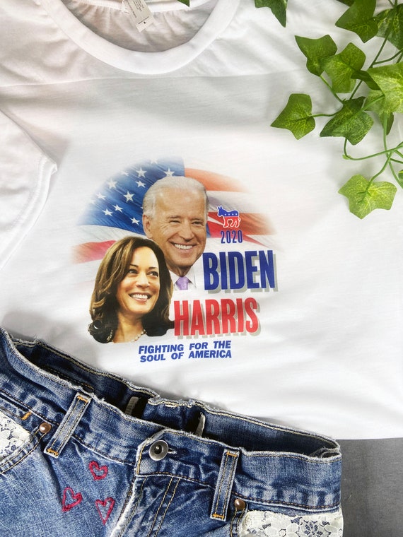 Biden Harris 2020 T-Shirt, Fighting For the Soul of America, Election 2020, Joe Biden, Kamala Harris Shirt, Democrat Shirt, Political Shirt