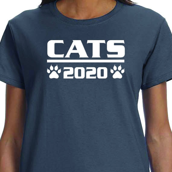 Cats 2020, Political Saying, Funny, Printed 100% Cotton Gift T-Shirt