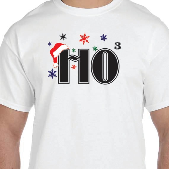 HO HO HO, Christmas T-shirt , HO3, Christmas Gift, Christmas T-Shirt 100% Cotton T-shirt