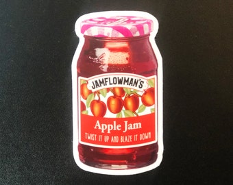 Jamflowman's Apple Jam - Twiddle parody sticker