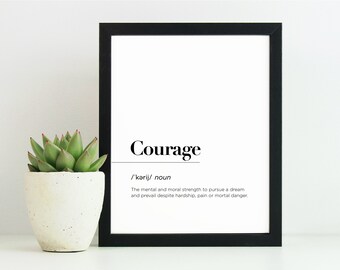Définition du courage