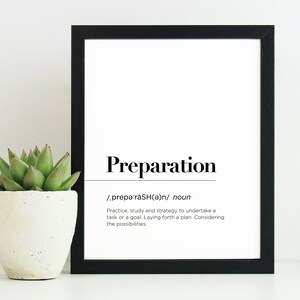 Definition of Preparation