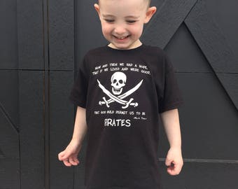 Kids Pirate Shirt-skull