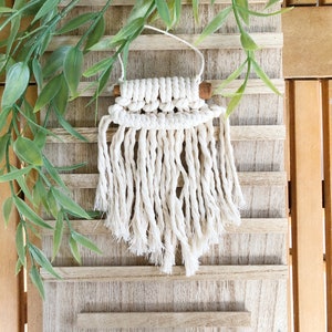 Mini Christmas Macrame | Bohemian Christmas Gift | Cinnamon Stick Ornament