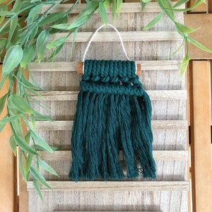 Mini Macrame Ornament | Bohemian Christmas Gift | Cinnamon Stick Ornament