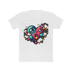 Heart-Shaped Constellation T-Shirt - Wear Your Heart in the Stars | Cosmic Cotton Tee