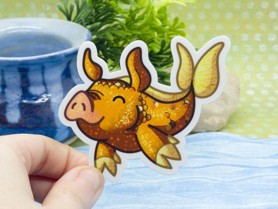 Aquatic Goldfish Terrarium | Vinyl Sticker Aquatic Goldfish Terrarium | Vinyl Sticker