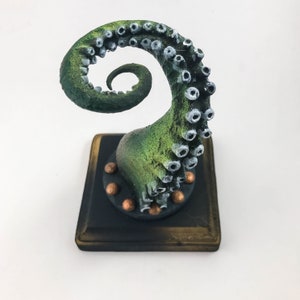 3D printed and Hand Painted Tentacles, wall hooks, kraken, unique decor, octopus sculpture, spooky, squid art, mythos, creature, monster