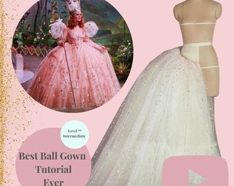Ball Gown Tutorial|Patterns|Dresses|Ballgown pattern
