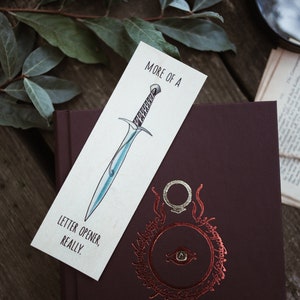 More Of A Letter Opener / The Adventurer's Sword /  Wood Bookmark / Free US Shipping