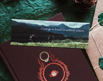 Courage / Wood Bookmark / Free US Shipping