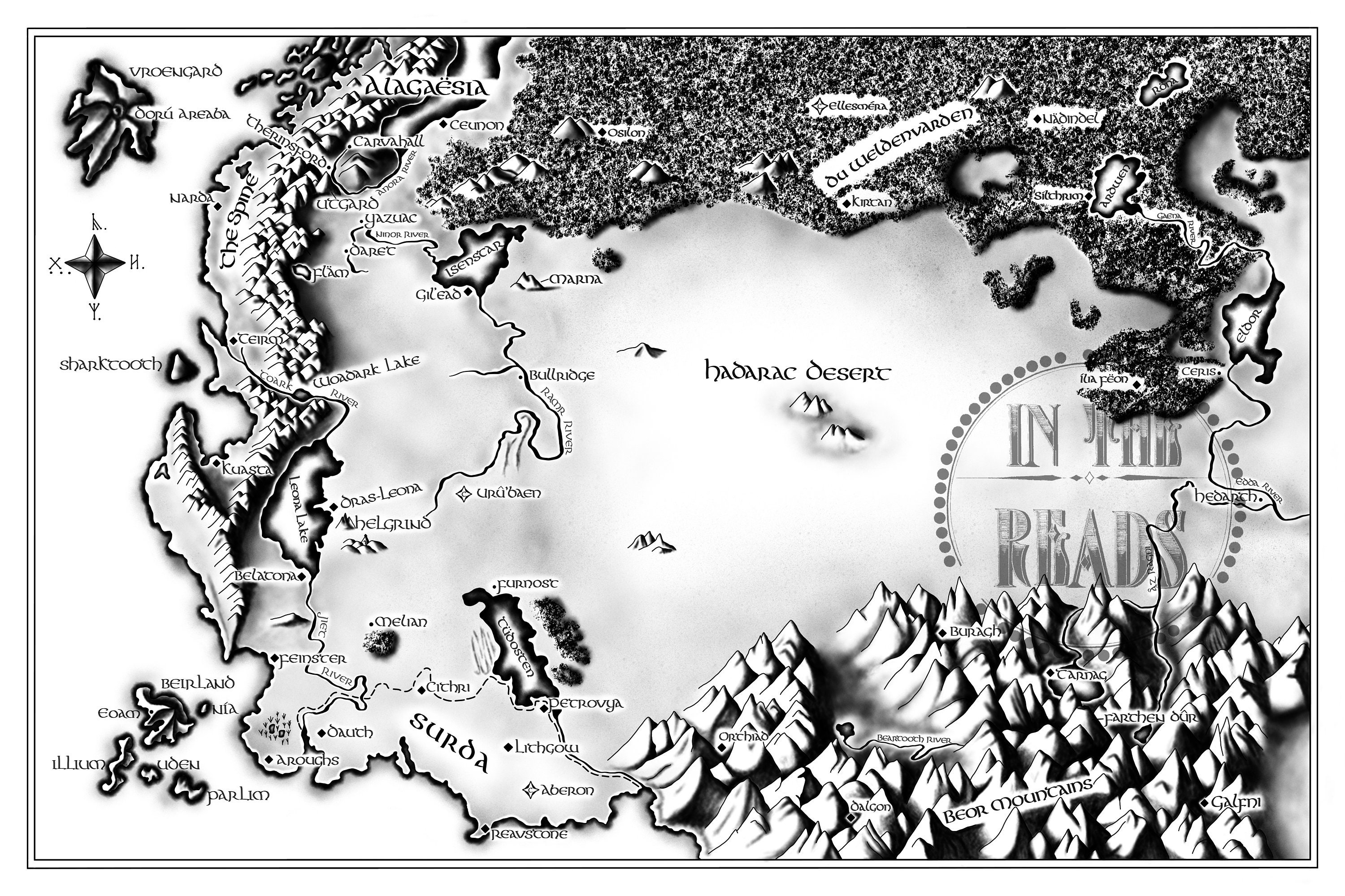 Alagaesia Map / Eragon / 24x36 / Free US Shipping | Etsy