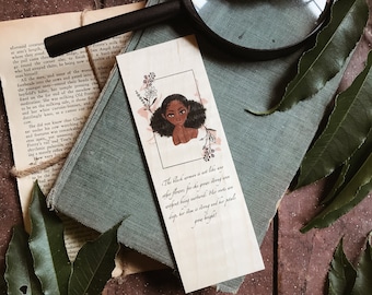 Deep Roots / Wood Bookmark / Free US Shipping