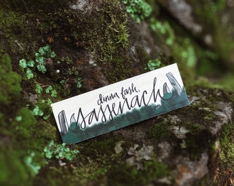 Dinna Fash Sassenach / The Standing Stones / Wood Bookmark / Free US Shipping