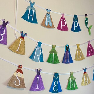 Banner Per Festa In Lamina – Principesse – 4,5 Metri – Amscan