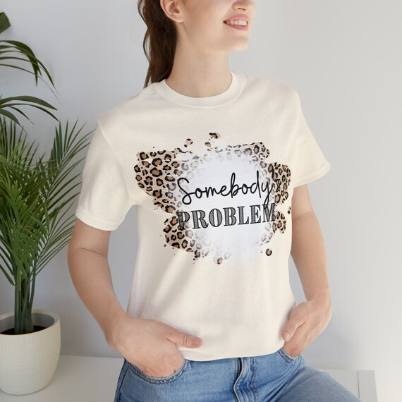 Somebodys Problem Leopard Printed Top Somebodys Problem Leopard Printed Top