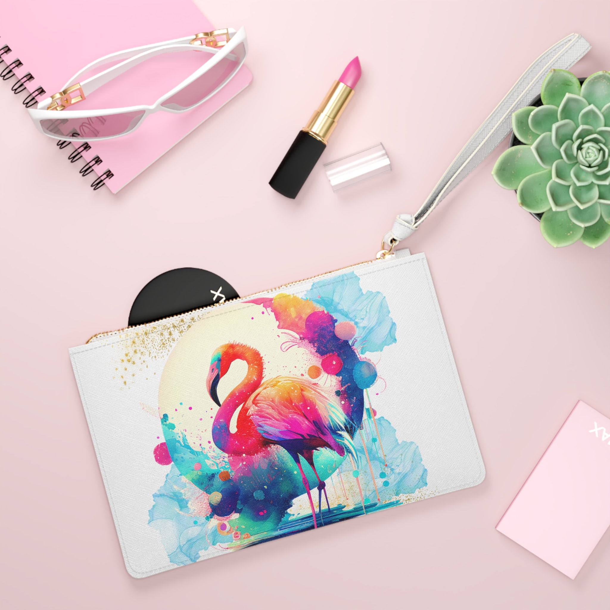 Flamingo clutch bag hot sale