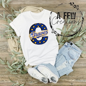 Community Braves Unisex Jersey Tee, Short Sleeve Shirt, Sports Fan Gift, School Spirit Tee