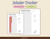 Inhaler Tracker Printable | Asthma Log, Health Journal (Digital Download)
