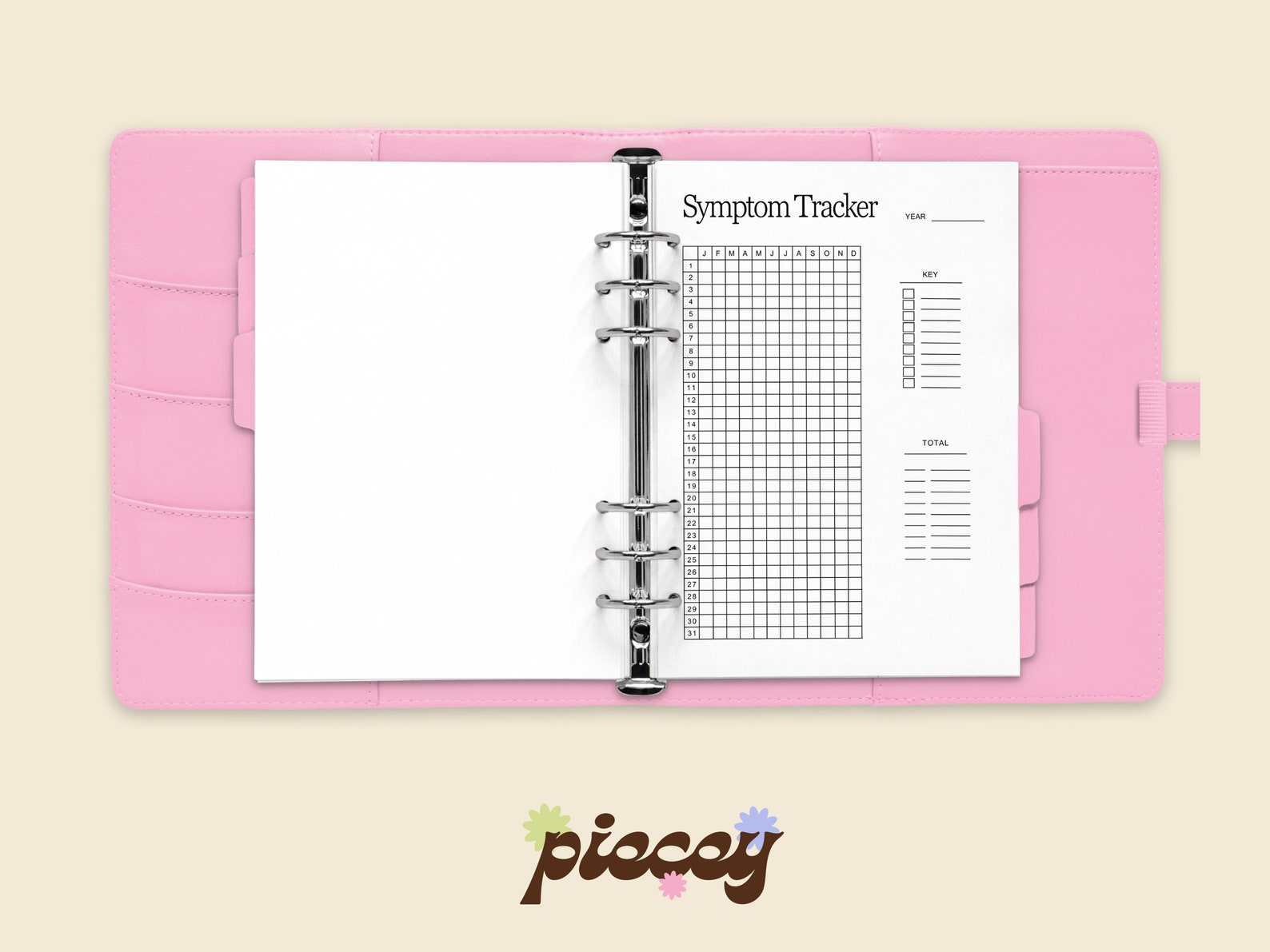 Symptom Tracker Log Printable, Symptom Frequency Tracker, Symptom Log ...