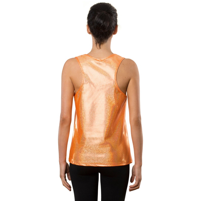 SixStarUniforms Womens Orange Backless Vest SixStarUniforms Womens Orange Backless Vest