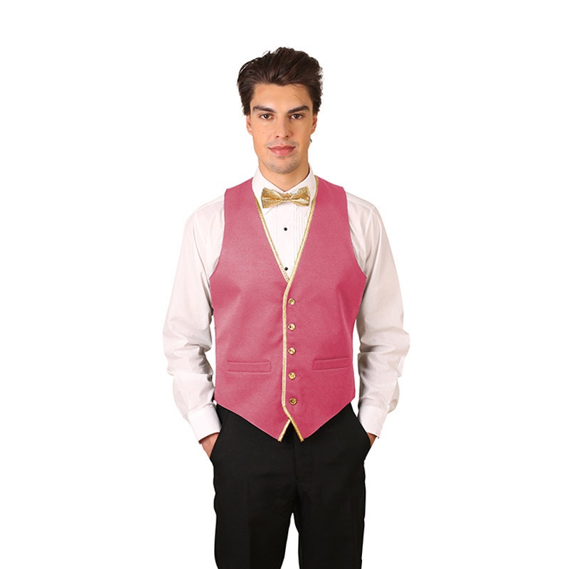 rose gold vest mens