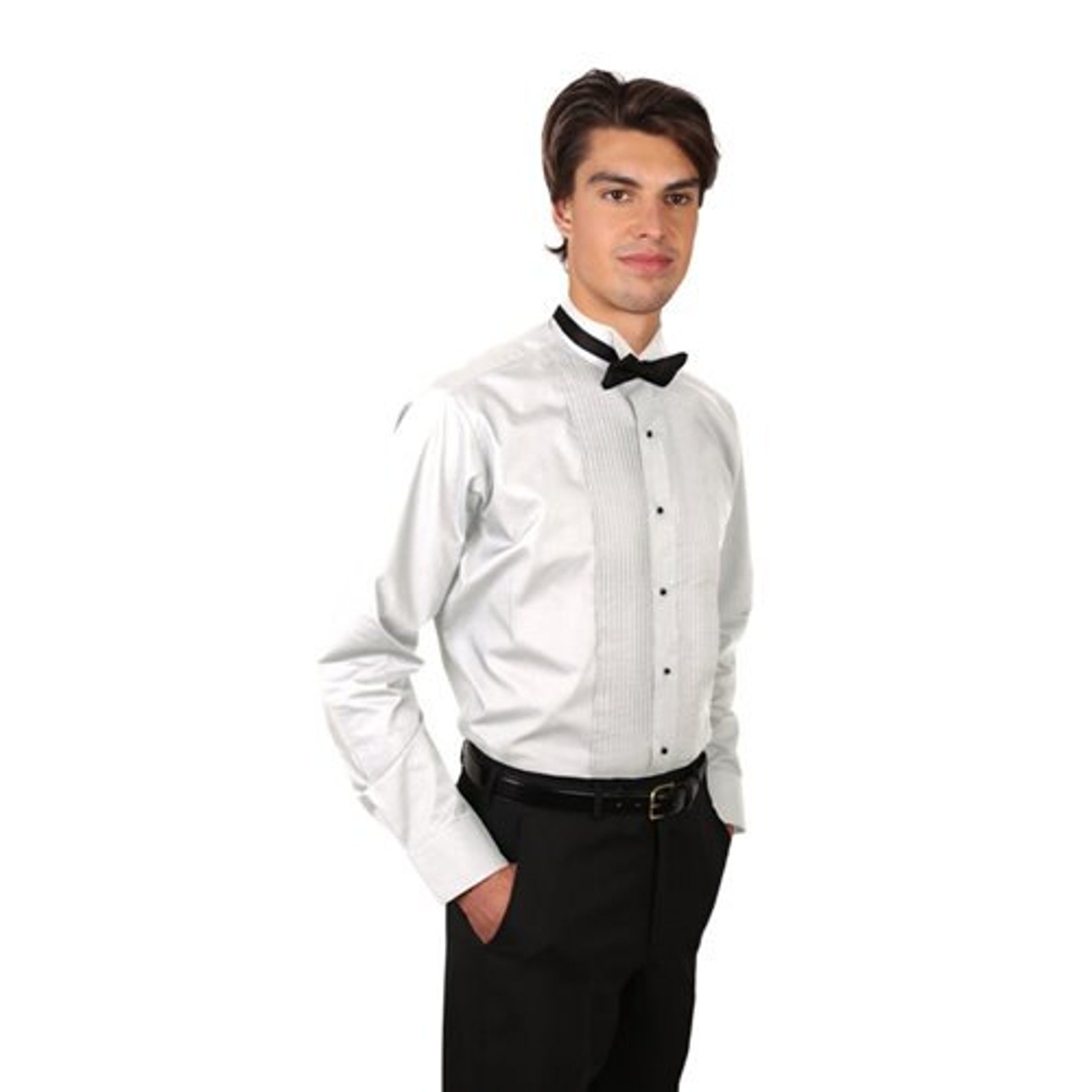 tuxedo wing collar
