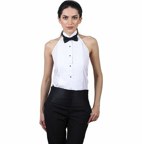 tuxedo halter top
