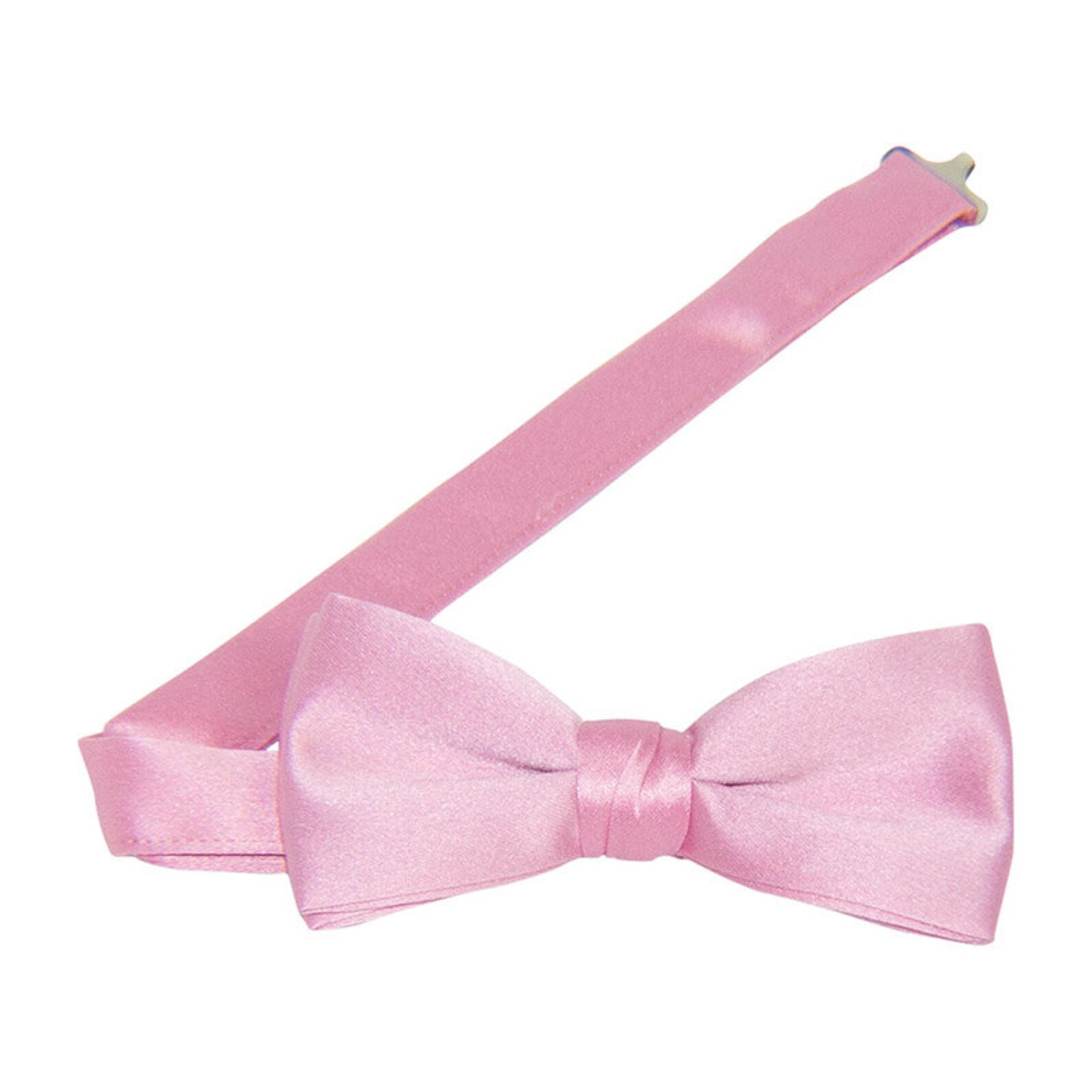 Dusty Rose Satin Banded Bow Tie Etsy