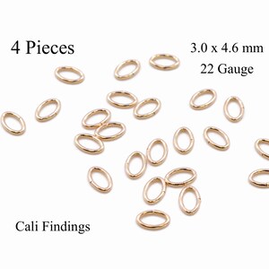 14/20 Yellow Gold-Filled 5.3 x 3.2mm Oval Jump Ring