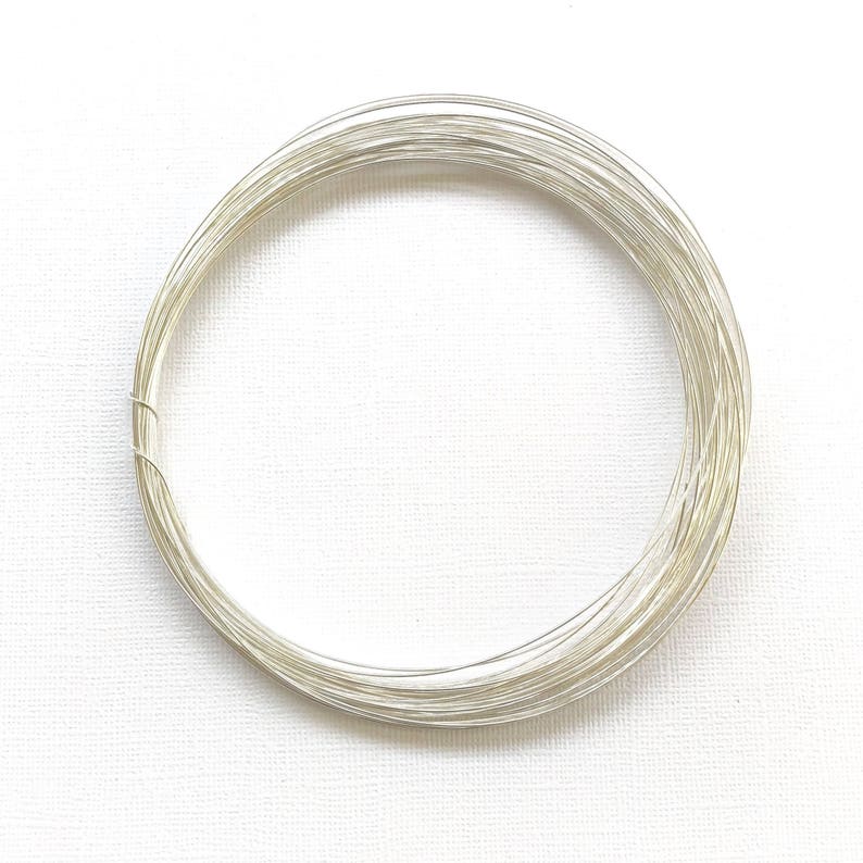 Sterling Silver Wire: 26, 24, 22, 20, 18, 16 Gauge/ 925 Sterling Round Half Hard Wire, Wholesale, Bulk Discounts, Made in USA image 4