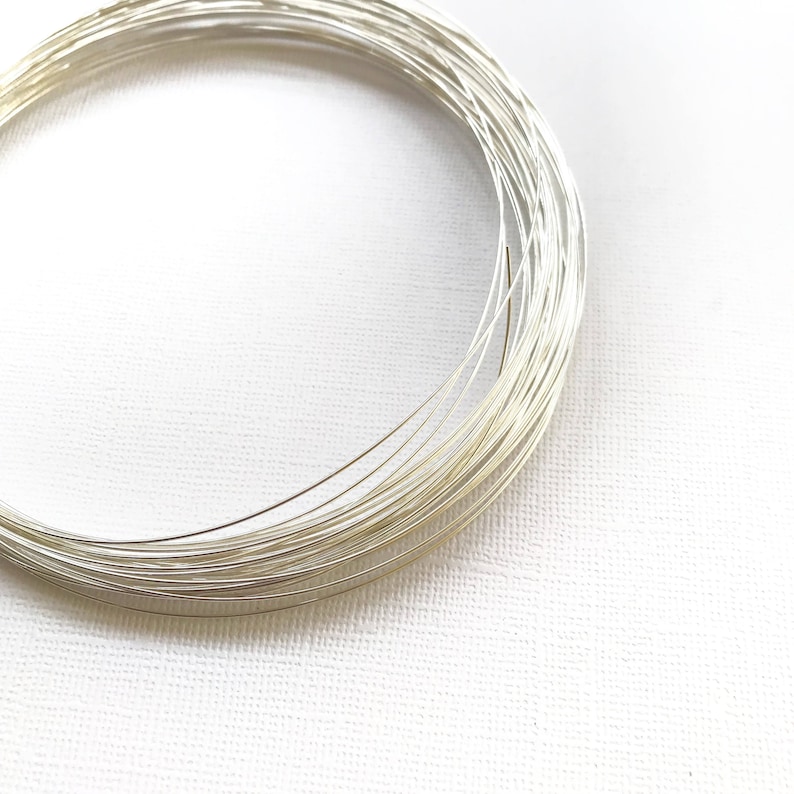 Sterling Silver Wire: 26, 24, 22, 20, 18, 16 Gauge/ 925 Sterling Round Half Hard Wire, Wholesale, Bulk Discounts, Made in USA image 6