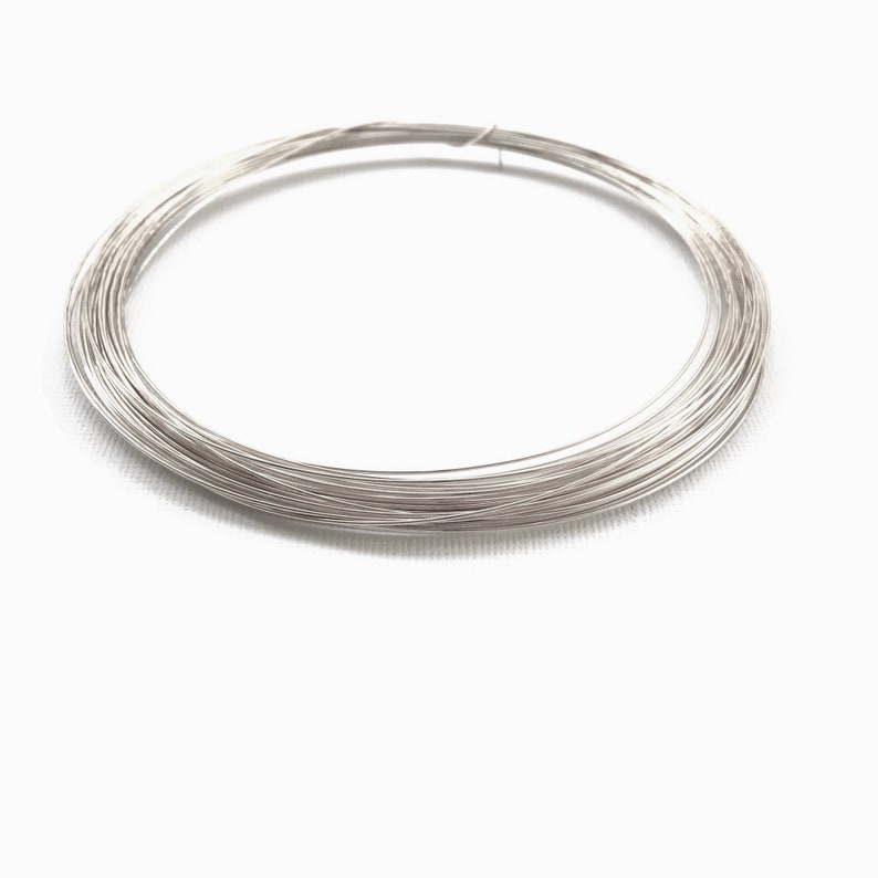 Sterling Silver Wire: 26, 24, 22, 20, 18, 16 Gauge/ 925 Sterling Round Half Hard Wire, Wholesale, Bulk Discounts, Made in USA image 3