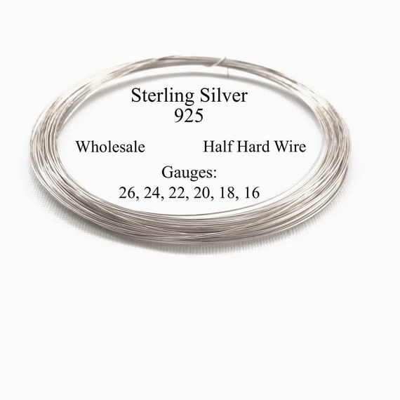 Wholesale Sterling Silver 26 Gauge Wire for Jewelry Making, Wholesale Wire  and Findings, Jewelry Making Chains Supplies Wholesaler